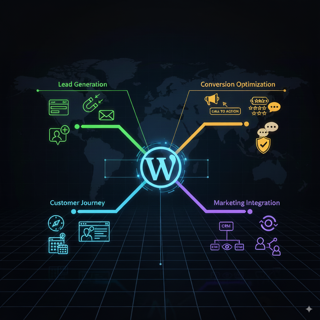 modern WordPress website