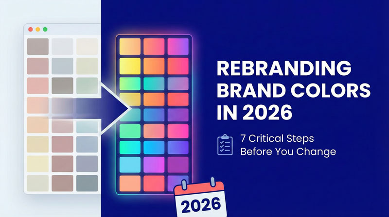 Rebranding Brand Colors in 2026? 7 Critical Steps Before You Change 7 Rebranding Brand Colors